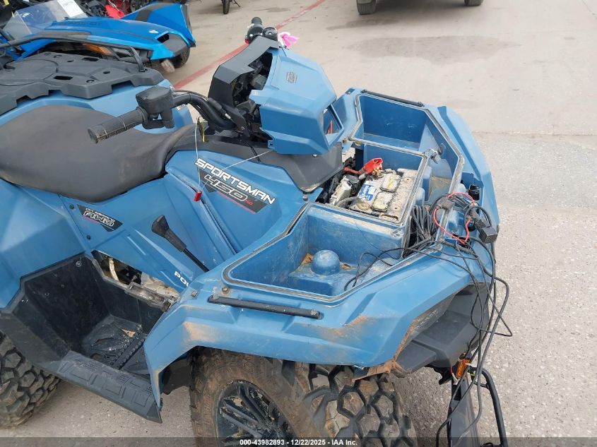 2022 Polaris Sportsman 450 H.o. Eps VIN: 4XASEE505NA748073 Lot: 43982893