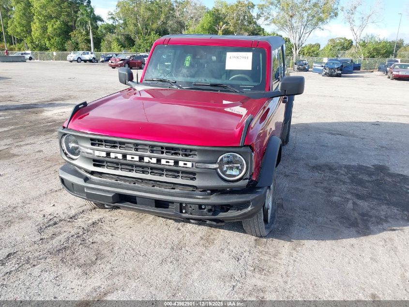 2025 Ford Bronco VIN: 1FMDE6BH9SLA70134 Lot: 43982901