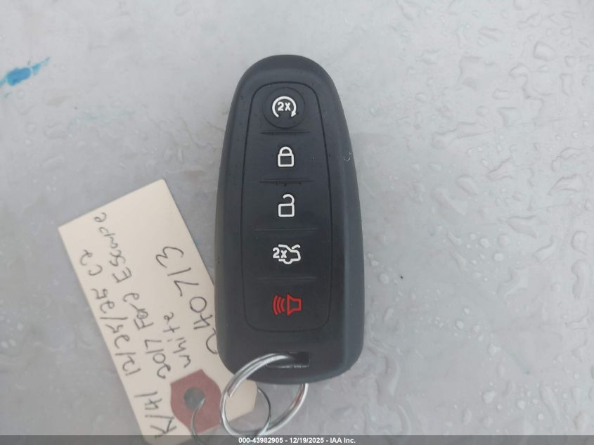 2017 Ford Escape Titanium VIN: 1FMCU9JD0HUC36784 Lot: 43982905