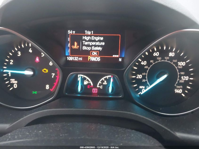 2017 Ford Escape Titanium VIN: 1FMCU9JD0HUC36784 Lot: 43982905