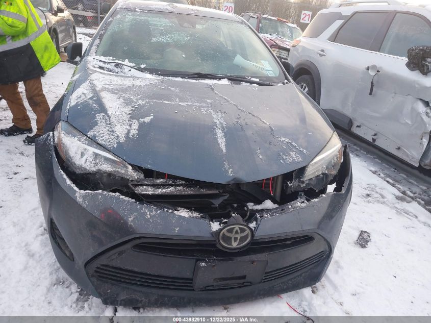 2018 Toyota Corolla Le VIN: 2T1BURHE4JC082596 Lot: 43982910