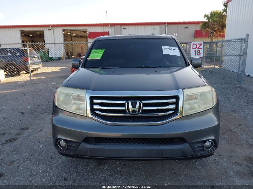 2013 Honda Pilot Ex-L VIN: 5FNYF3H58DB017090 Lot: 43982911
