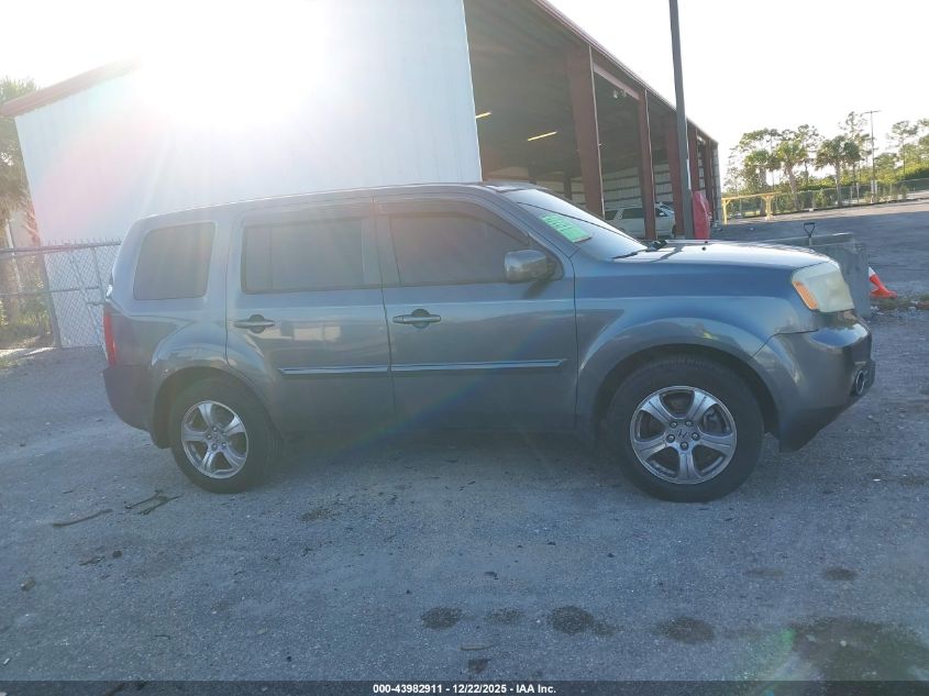 2013 Honda Pilot Ex-L VIN: 5FNYF3H58DB017090 Lot: 43982911