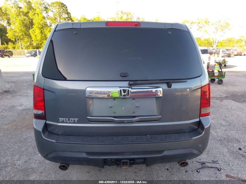 2013 Honda Pilot Ex-L VIN: 5FNYF3H58DB017090 Lot: 43982911