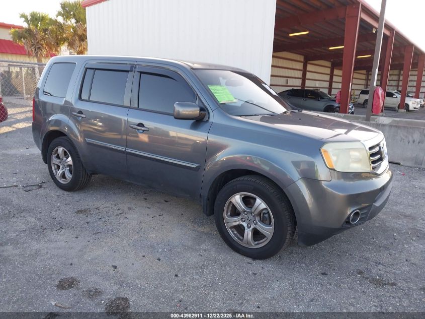 2013 Honda Pilot Ex-L VIN: 5FNYF3H58DB017090 Lot: 43982911