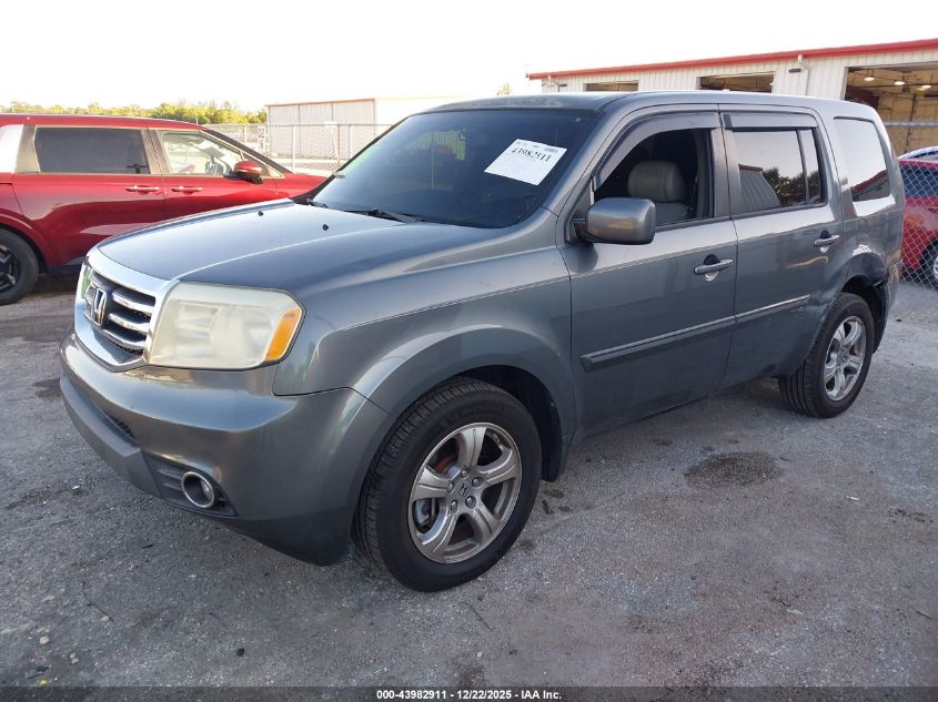 2013 Honda Pilot Ex-L VIN: 5FNYF3H58DB017090 Lot: 43982911