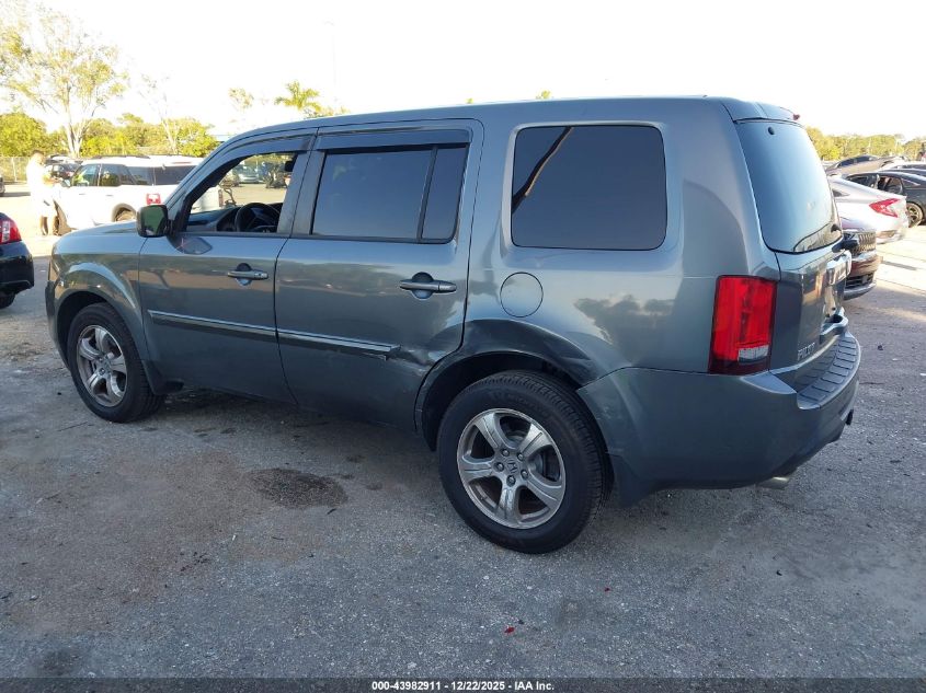 2013 Honda Pilot Ex-L VIN: 5FNYF3H58DB017090 Lot: 43982911