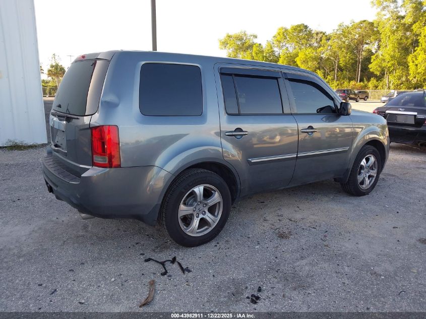 2013 Honda Pilot Ex-L VIN: 5FNYF3H58DB017090 Lot: 43982911