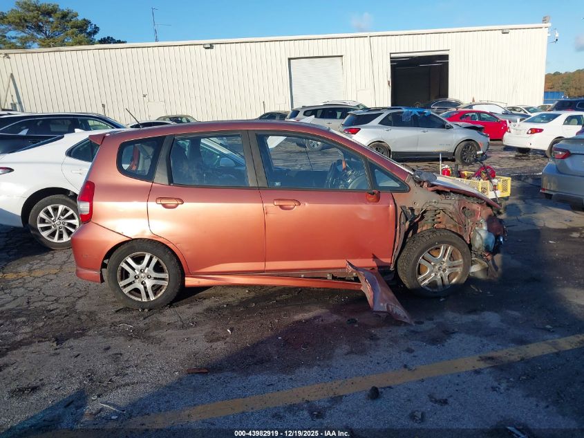 2007 Honda Fit Sport VIN: JHMGD38647S029074 Lot: 43982919