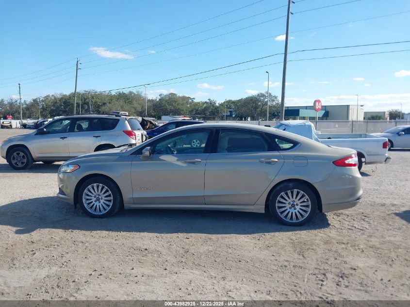 2015 Ford Fusion Hybrid Se VIN: 3FA6P0LU8FR190830 Lot: 43982925