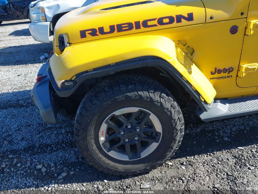 2018 Jeep Wrangler Unlimited Rubicon 4X4 VIN: 1C4HJXFG8JW314670 Lot: 43982936