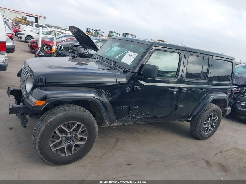 2025 Jeep Wrangler 4-Door Sahara 4X4 VIN: 1C4PJXEN0SW527318 Lot: 43982937