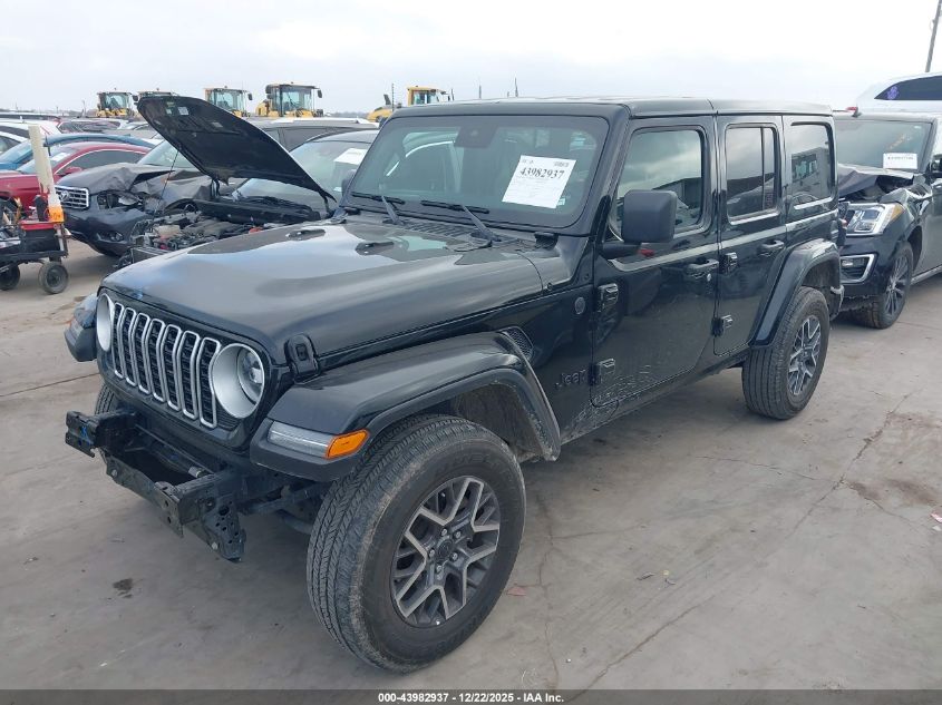 2025 Jeep Wrangler 4-Door Sahara 4X4 VIN: 1C4PJXEN0SW527318 Lot: 43982937