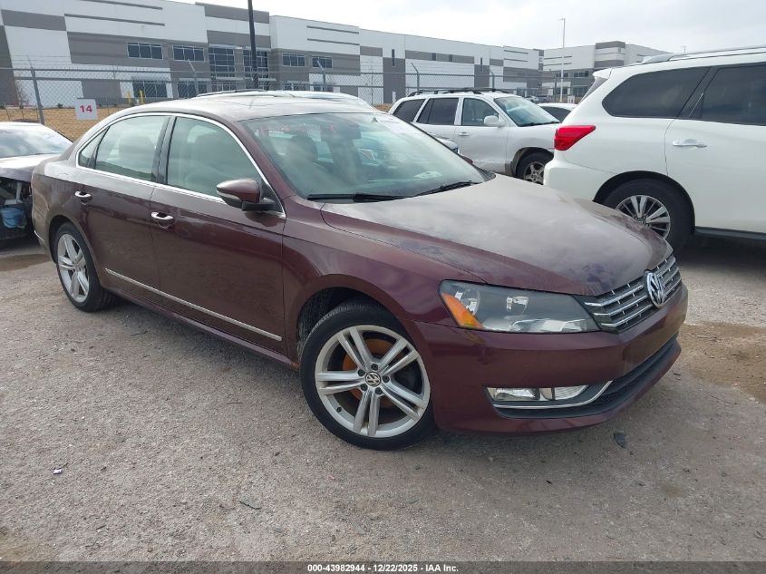 2012 Volkswagen Passat 2.0L Tdi Sel Premium VIN: 1VWCN7A3XCC080682 Lot: 43982944