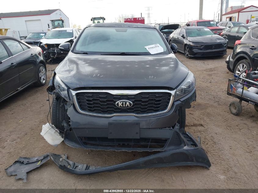 2019 Kia Sorento 2.4L Lx VIN: 5XYPGDA34KG466974 Lot: 43982955