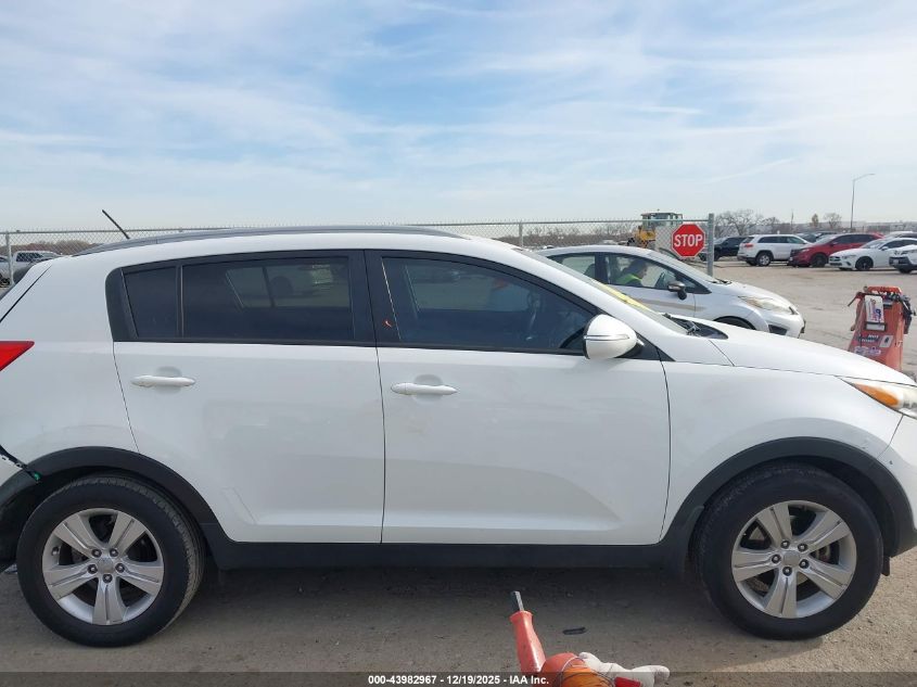 2013 Kia Sportage Lx VIN: KNDPB3A27D7467875 Lot: 43982967