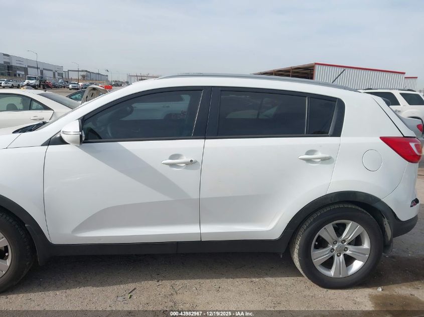 2013 Kia Sportage Lx VIN: KNDPB3A27D7467875 Lot: 43982967