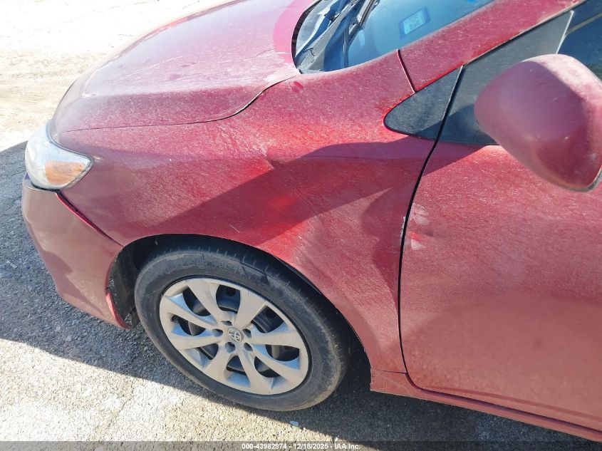 2012 Toyota Corolla Le VIN: 5YFBU4EEXCP030867 Lot: 43982974