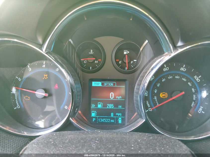 2013 Chevrolet Cruze 1Lt Auto VIN: 1G1PC5SB6D7168927 Lot: 43982979