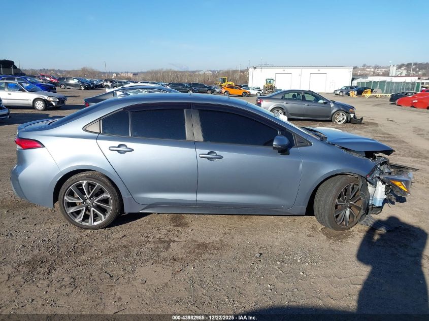 2020 Toyota Corolla Se VIN: 5YFP4RCE6LP017801 Lot: 43982985