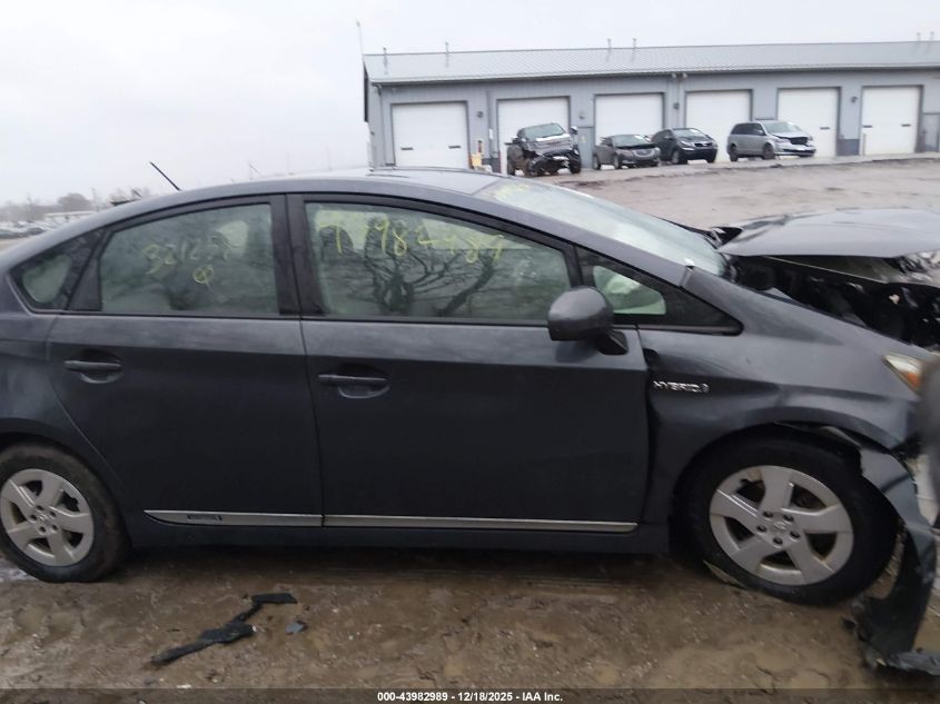 2011 Toyota Prius Three VIN: JTDKN3DU0B5321258 Lot: 43982989