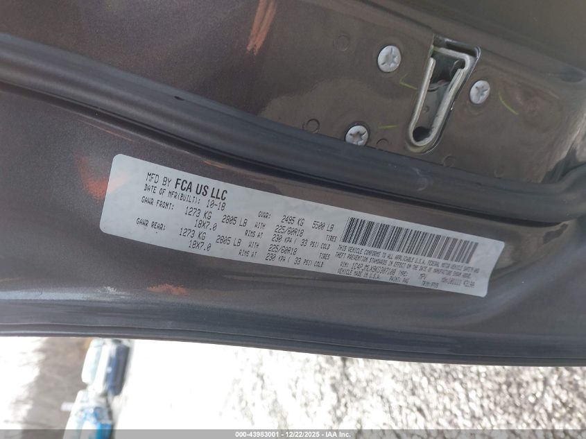 2019 Jeep Cherokee Altitude 4X4 VIN: 1C4PJMLX9KD307108 Lot: 43983001