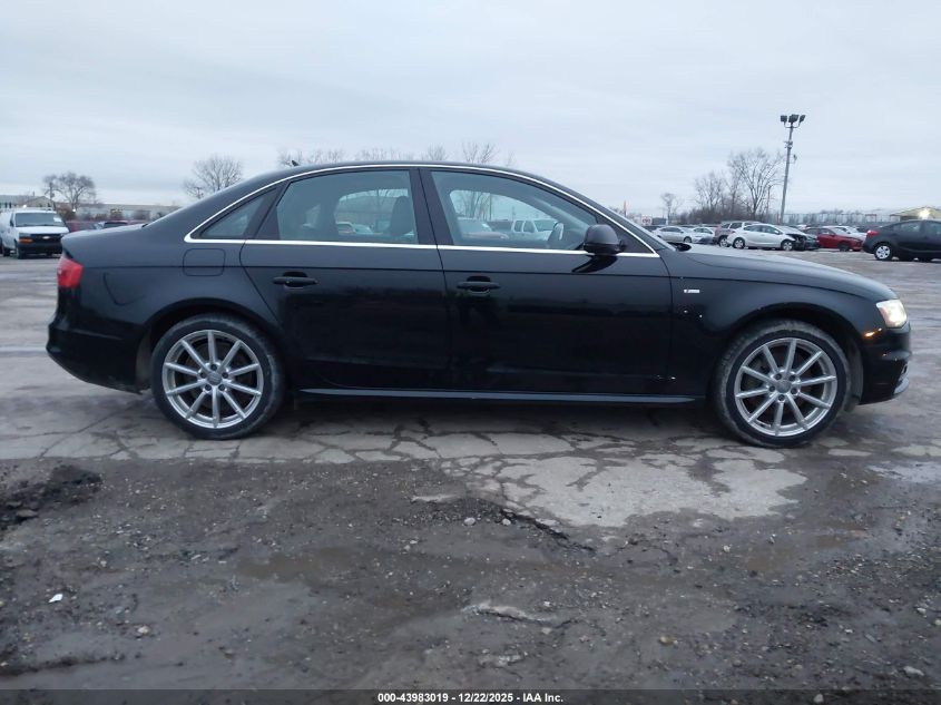 2014 Audi A4 2.0T Premium VIN: WAUFFAFL0EN012317 Lot: 43983019
