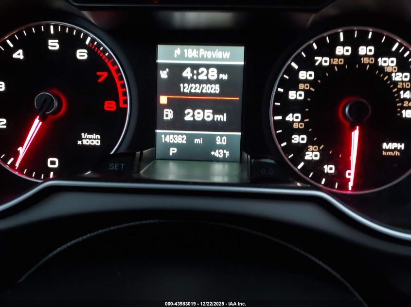 2014 Audi A4 2.0T Premium VIN: WAUFFAFL0EN012317 Lot: 43983019