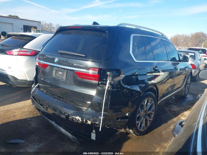 2019 BMW X7 xDrive40I VIN: 5UXCW2C54KL089148 Lot: 43983025