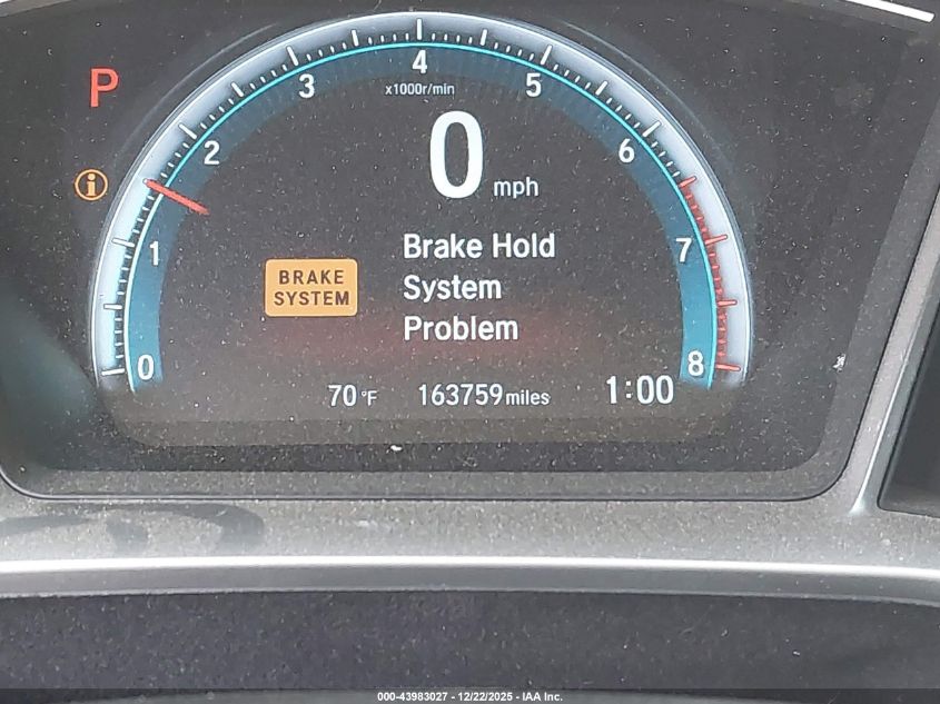 2016 Honda Civic Ex-L VIN: 2HGFC1F74GH660173 Lot: 43983027