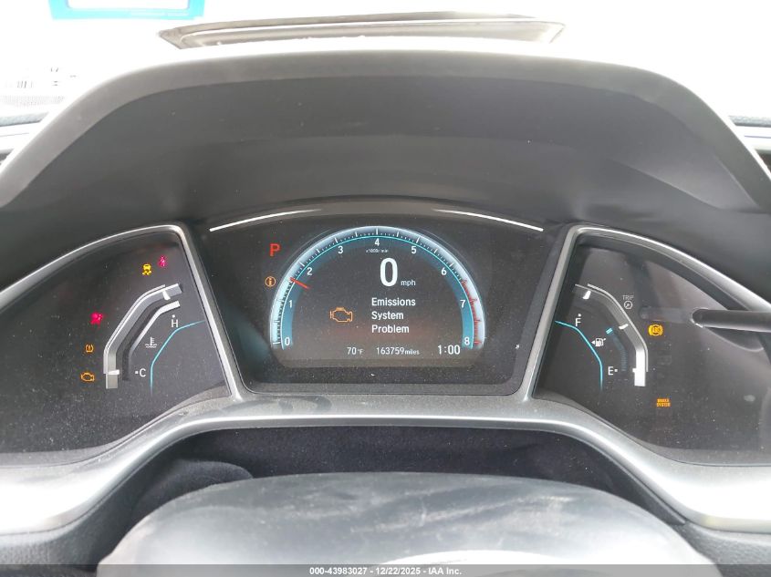 2016 Honda Civic Ex-L VIN: 2HGFC1F74GH660173 Lot: 43983027