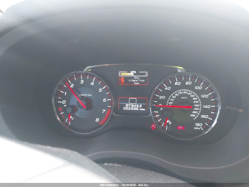 2019 Subaru Wrx VIN: JF1VA1A69K9814549 Lot: 43983031