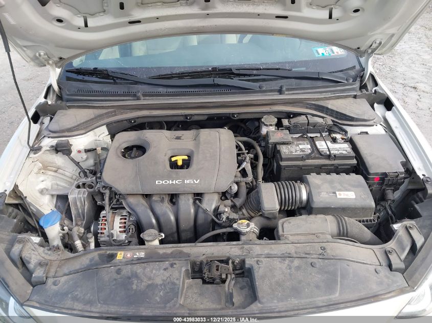 2017 Hyundai Elantra Se VIN: KMHD74LF0HU380123 Lot: 43983033