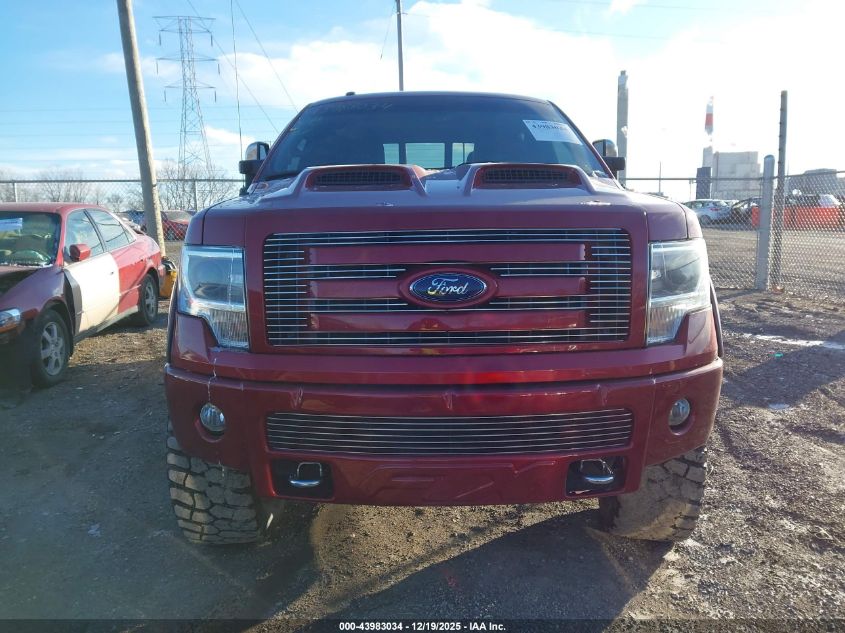 2014 Ford F-150 Lariat VIN: 1FTFW1E67EFA46246 Lot: 43983034