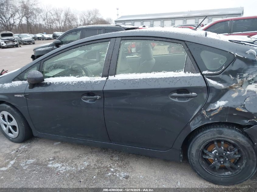 2013 Toyota Prius Two VIN: JTDKN3DU8D5617955 Lot: 43983044