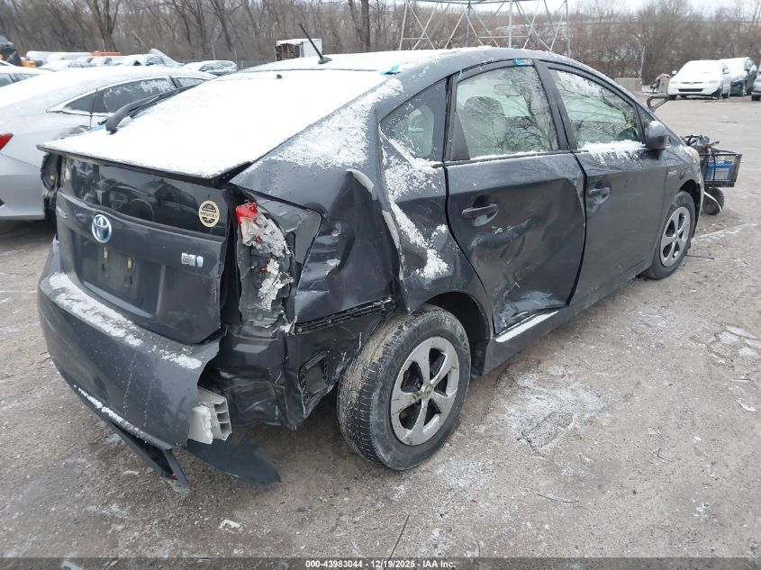 2013 Toyota Prius Two VIN: JTDKN3DU8D5617955 Lot: 43983044