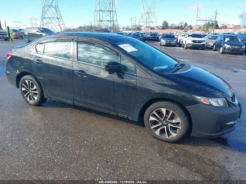 19XFB2F80FE289801 2015 Honda Civic Ex auction photo 1