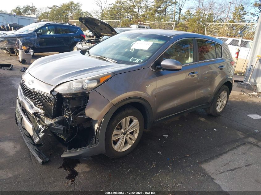 2018 Kia Sportage Lx VIN: KNDPMCAC2J7454000 Lot: 43983057