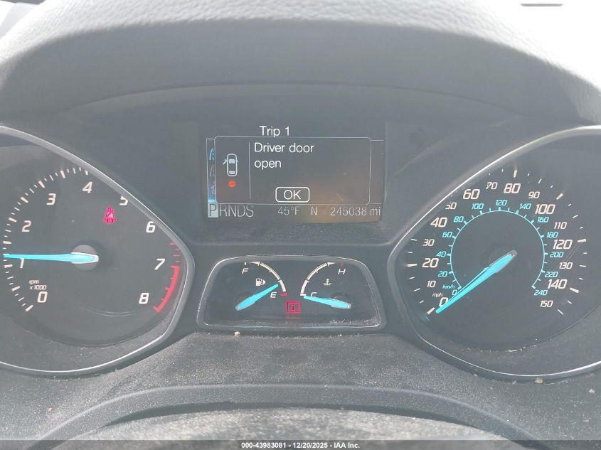 2013 Ford Escape Titanium VIN: 1FMCU9J9XDUA16610 Lot: 43983081