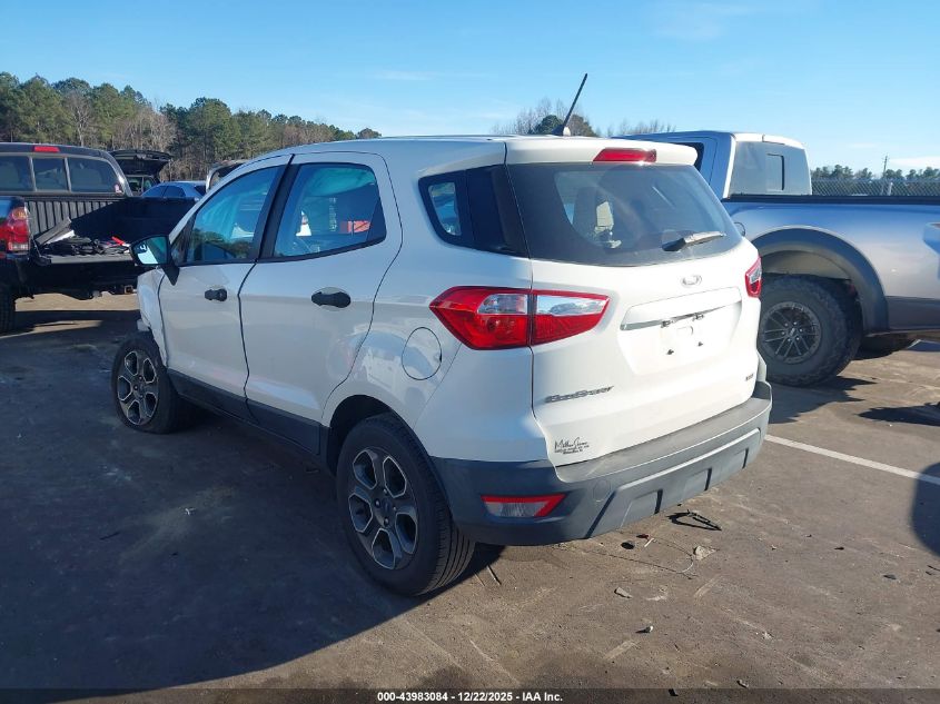 2018 Ford Ecosport S VIN: MAJ3P1RE0JC234691 Lot: 43983084