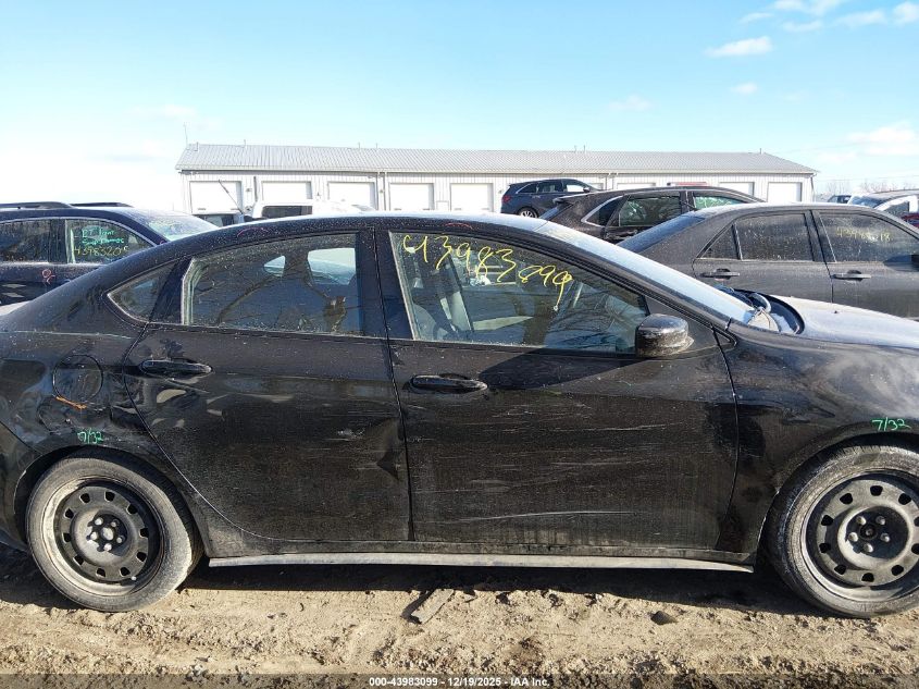 2015 Dodge Dart Sxt VIN: 1C3CDFBB4FD146491 Lot: 43983099