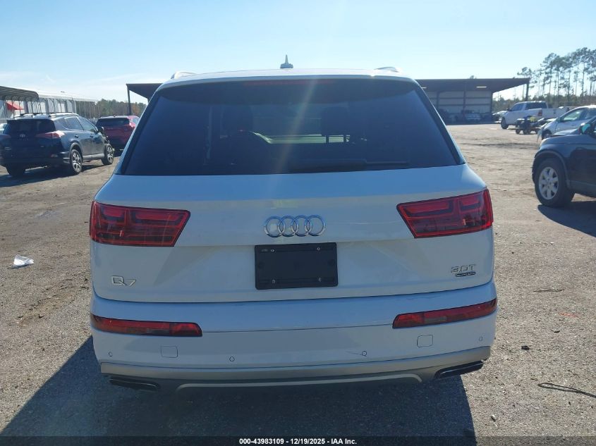 2018 Audi Q7 3.0T Premium VIN: WA1LAAF74JD011396 Lot: 43983109