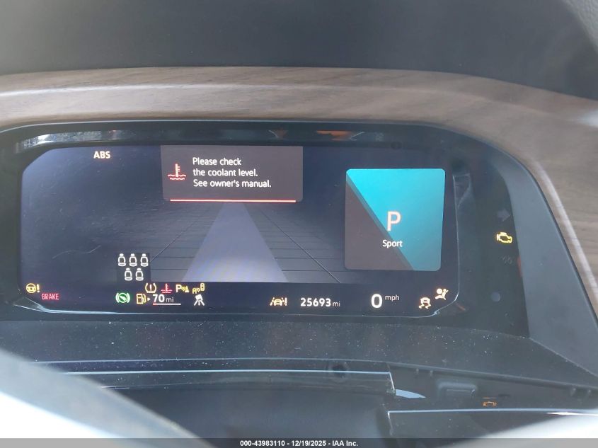 2025 Volkswagen Atlas 2.0T Se W/Technology VIN: 1V2WR2CA0SC558625 Lot: 43983110