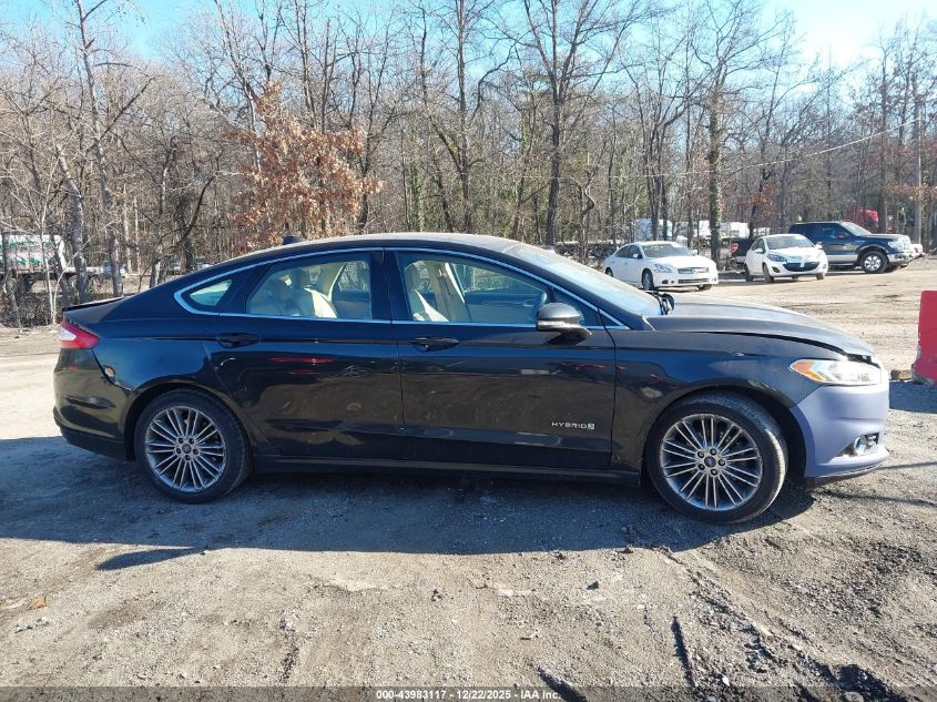 2013 Ford Fusion Hybrid Se VIN: 3FA6P0LU1DR167869 Lot: 43983117