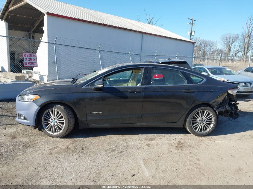 2013 Ford Fusion Hybrid Se VIN: 3FA6P0LU1DR167869 Lot: 43983117