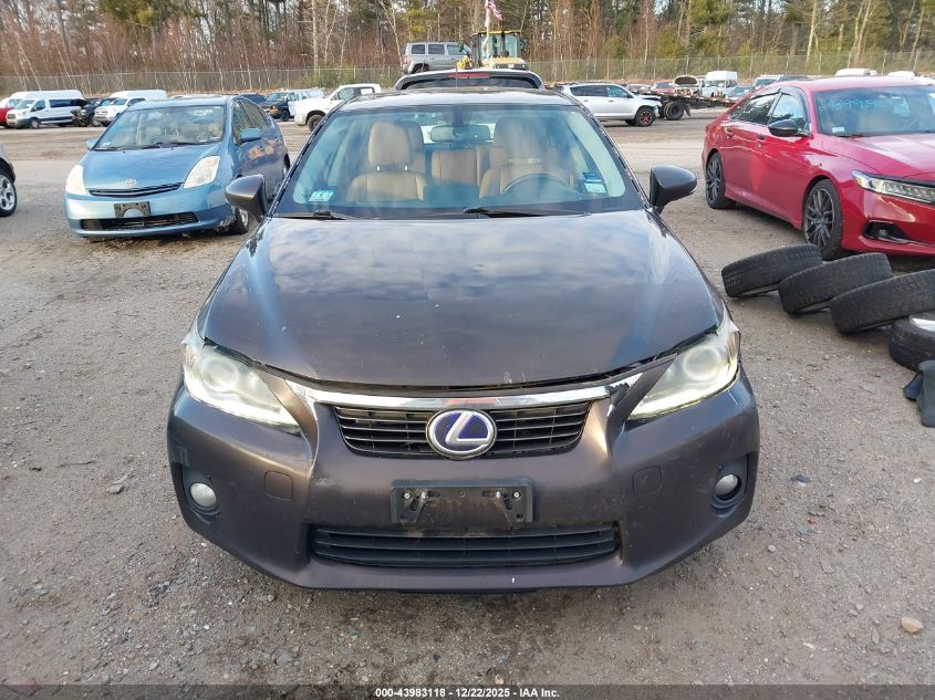 2012 Lexus Ct 200H Premium VIN: JTHKD5BH4C2091391 Lot: 43983118