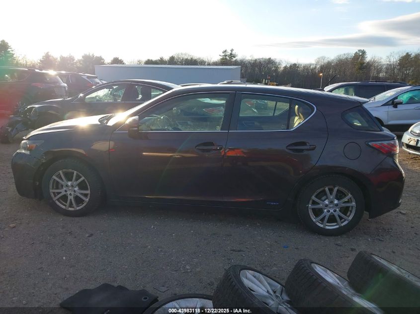 2012 Lexus Ct 200H Premium VIN: JTHKD5BH4C2091391 Lot: 43983118
