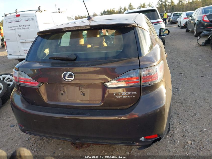 2012 Lexus Ct 200H Premium VIN: JTHKD5BH4C2091391 Lot: 43983118