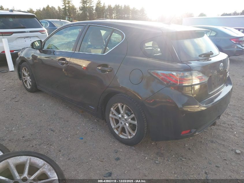 2012 Lexus Ct 200H Premium VIN: JTHKD5BH4C2091391 Lot: 43983118