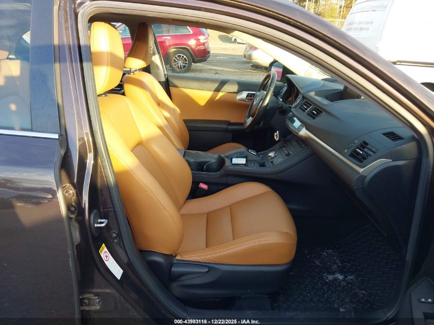 2012 Lexus Ct 200H Premium VIN: JTHKD5BH4C2091391 Lot: 43983118